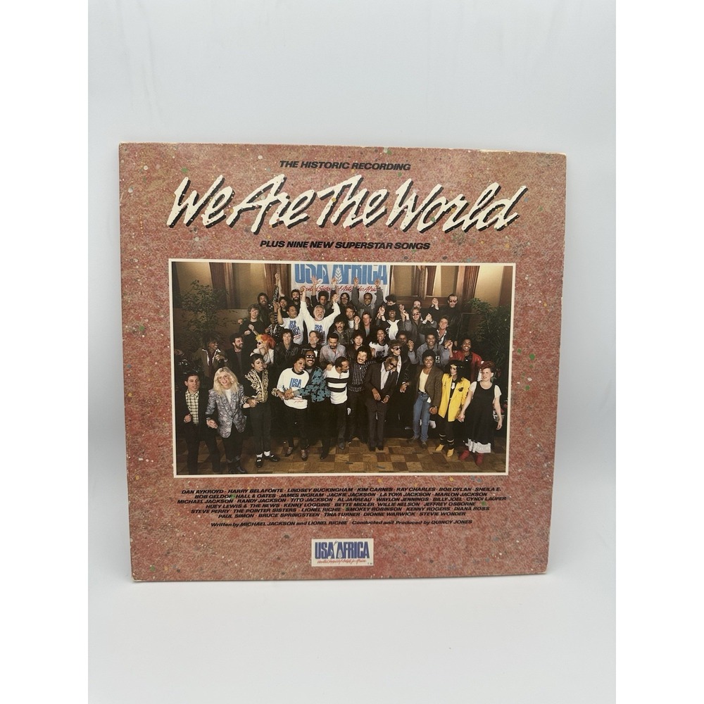 WE ARE‎ THE WORLD vinyl album made in japan 1985 CBS/SONY